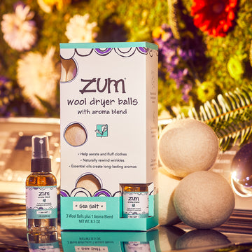 Zum Wool Dryer Balls with Aroma Blend
