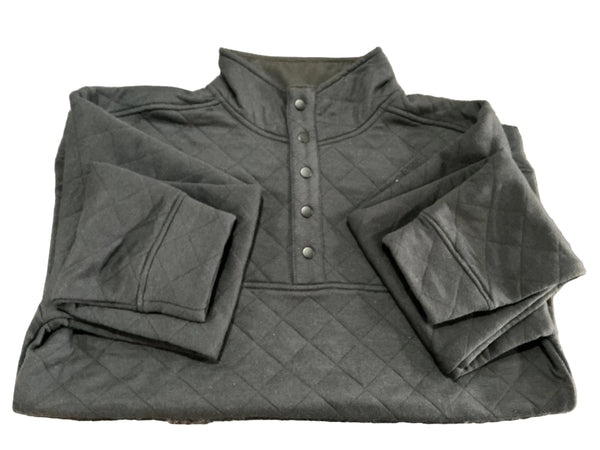 Black button down pull over ￼