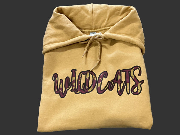 Wildcats Hoodie Gold
