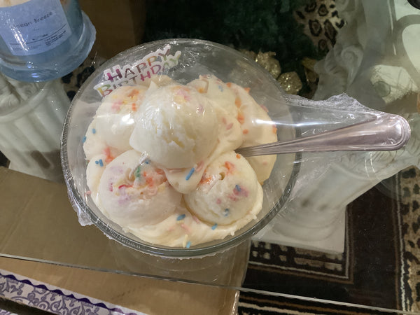 Happy Birthday Ice Cream Candle
