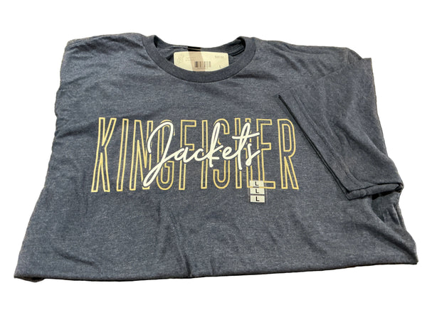 Kingfisher Block Cursive Jackets Tee