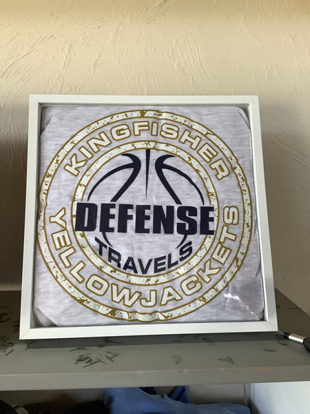 Yellowjacket Basketball Defense Travels Hoodie