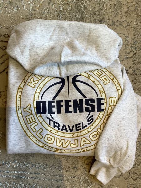 Yellowjacket Basketball Defense Travels Hoodie