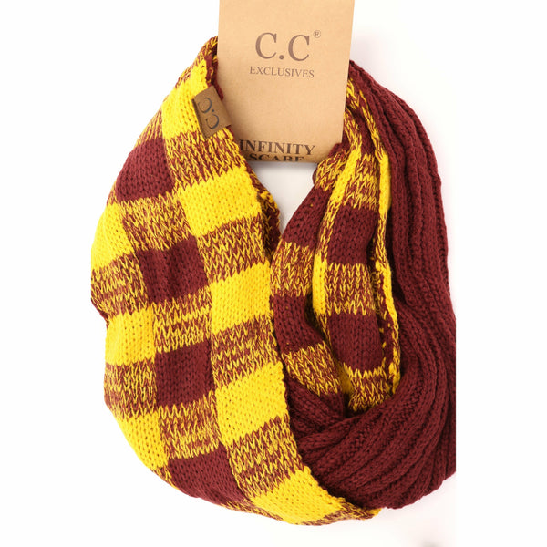 New Buffalo Check Print CC Scarf