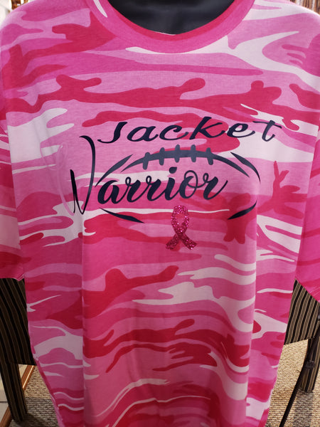 Jacket Warrior Cancer-Pink Camo