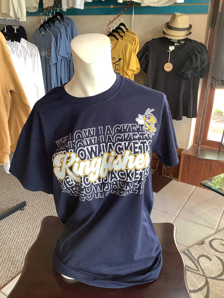 Kingfisher Yellowjackets Fade T-Shirt