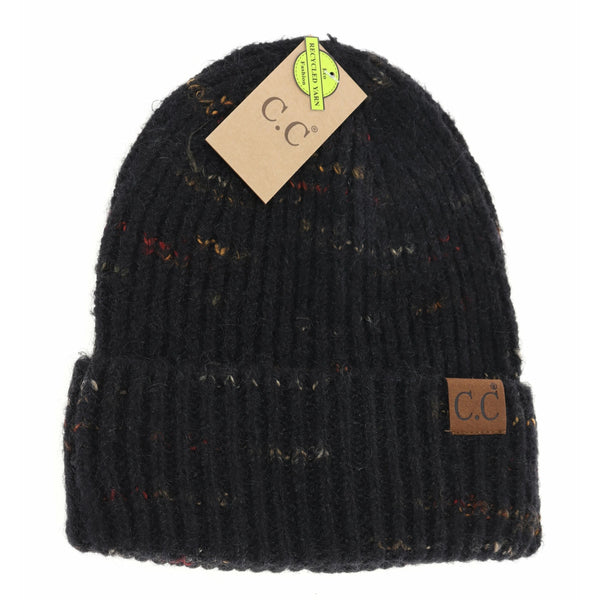 CC Unisex Marled Knit Cuff Beanie