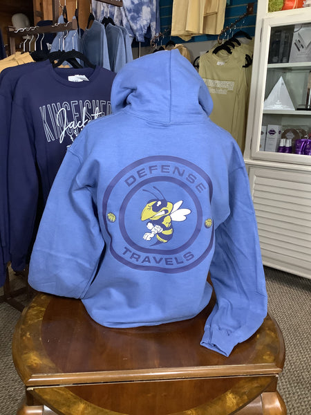 Kingfisher "Defense travels" Hoodie