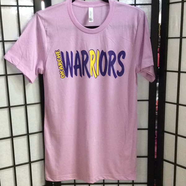 Okarche Warrior Purple Bella Canvas Shirt
