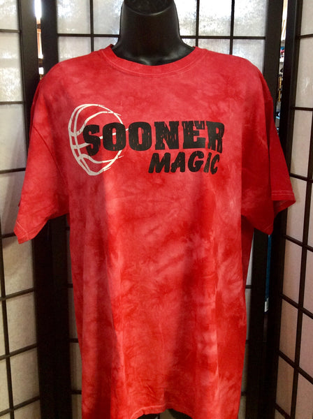 Sooner Magic Red Tie Dye T-Shirt
