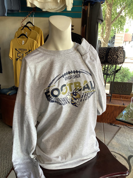 Kingfisher "Football" long sleeve tee