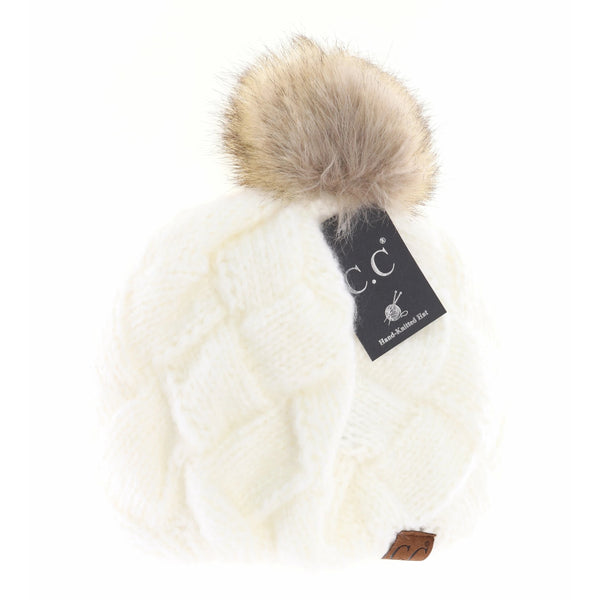 CC Basket Weaved Knitted Beret