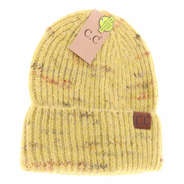 CC Unisex Marled Knit Cuff Beanie