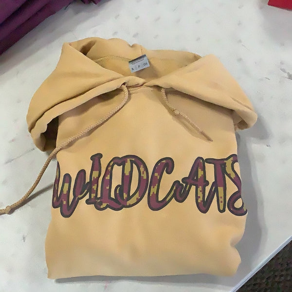 Wildcats Hoodie Gold