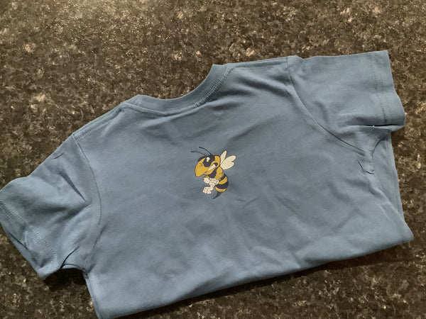 Kingfisher Blue Youth tee