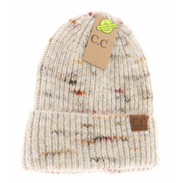 CC Unisex Marled Knit Cuff Beanie