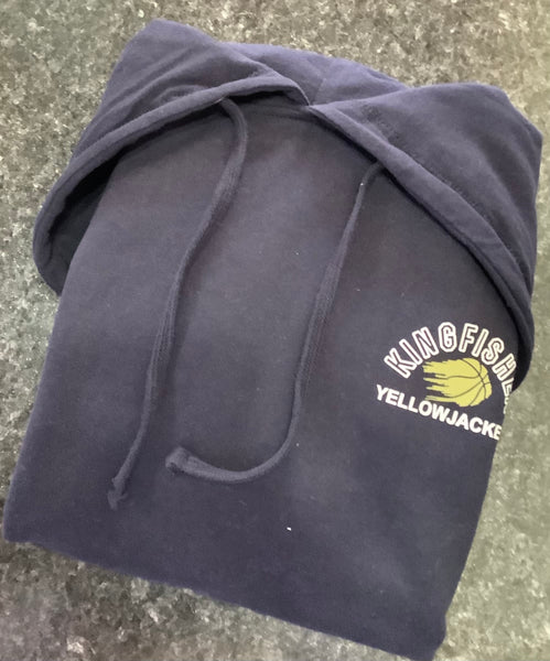 Kingfisher YJ Mens Fleece Navy Hoodie