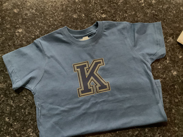 Kingfisher Blue Youth tee