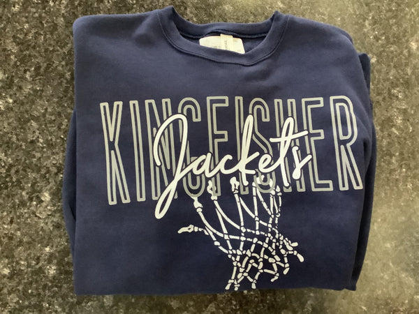 Kingfisher Jackets Basketball Net Crew Neck