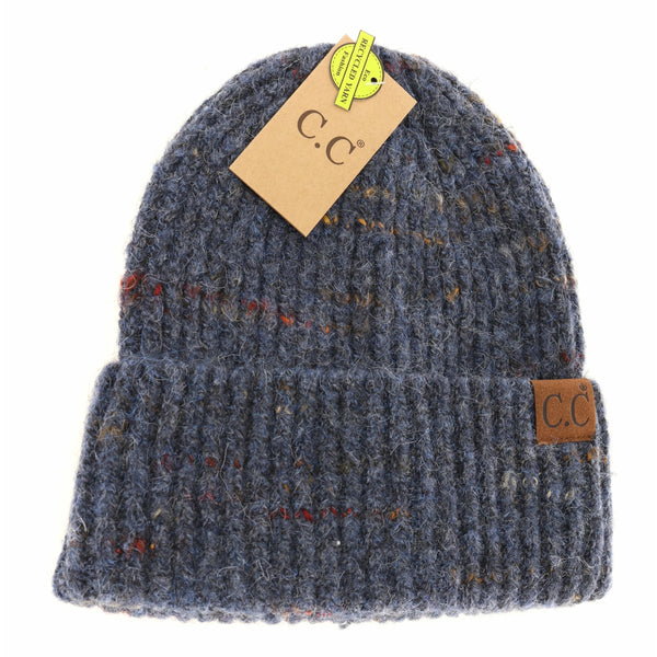CC Unisex Marled Knit Cuff Beanie