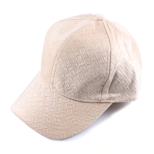 Velvet Basket Weave Ball Cap